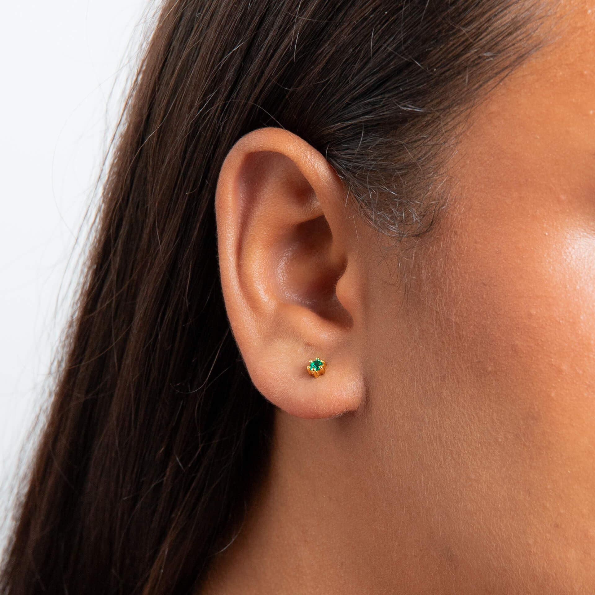 3mm Crystal Stud Earrings