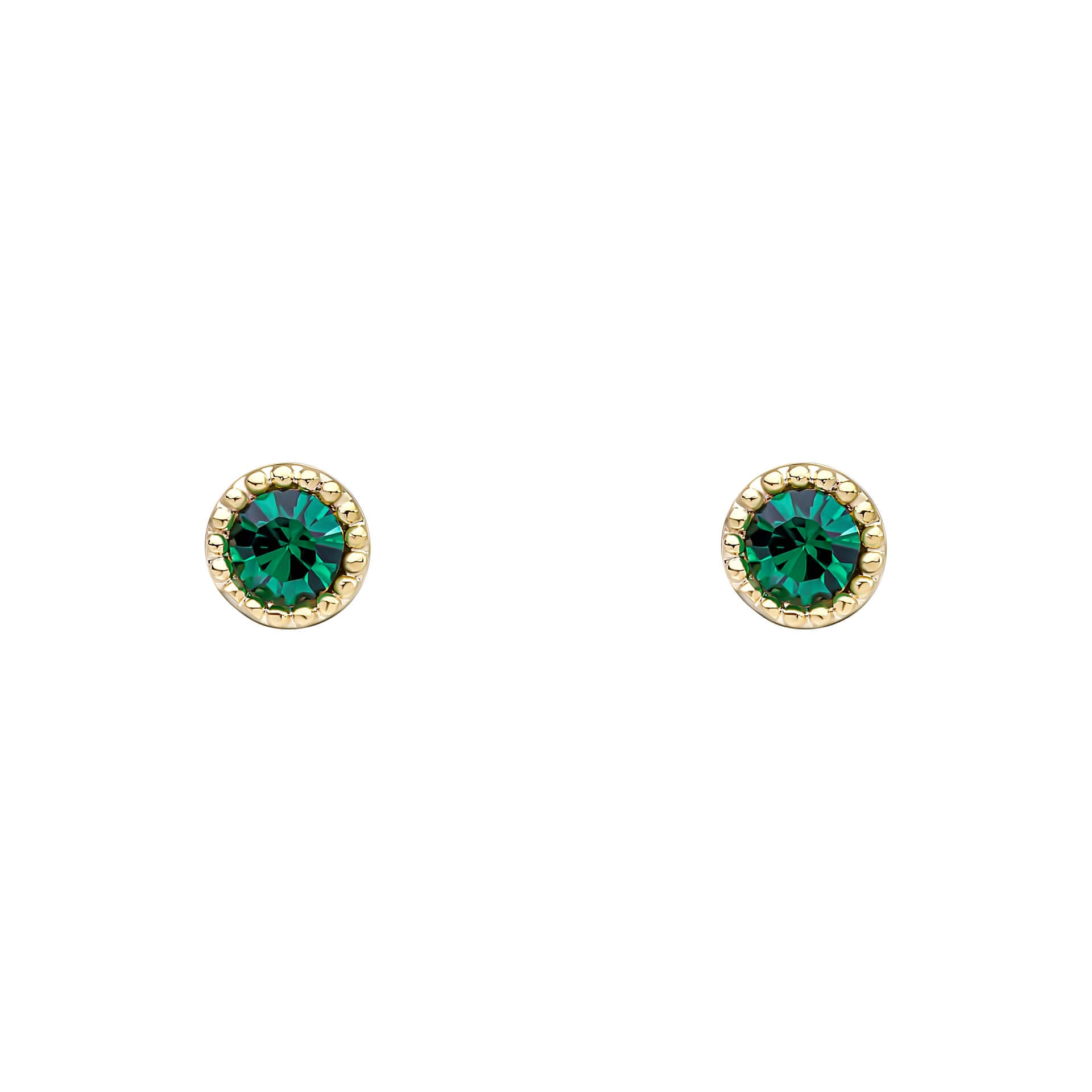 Stippled Stud Earrings