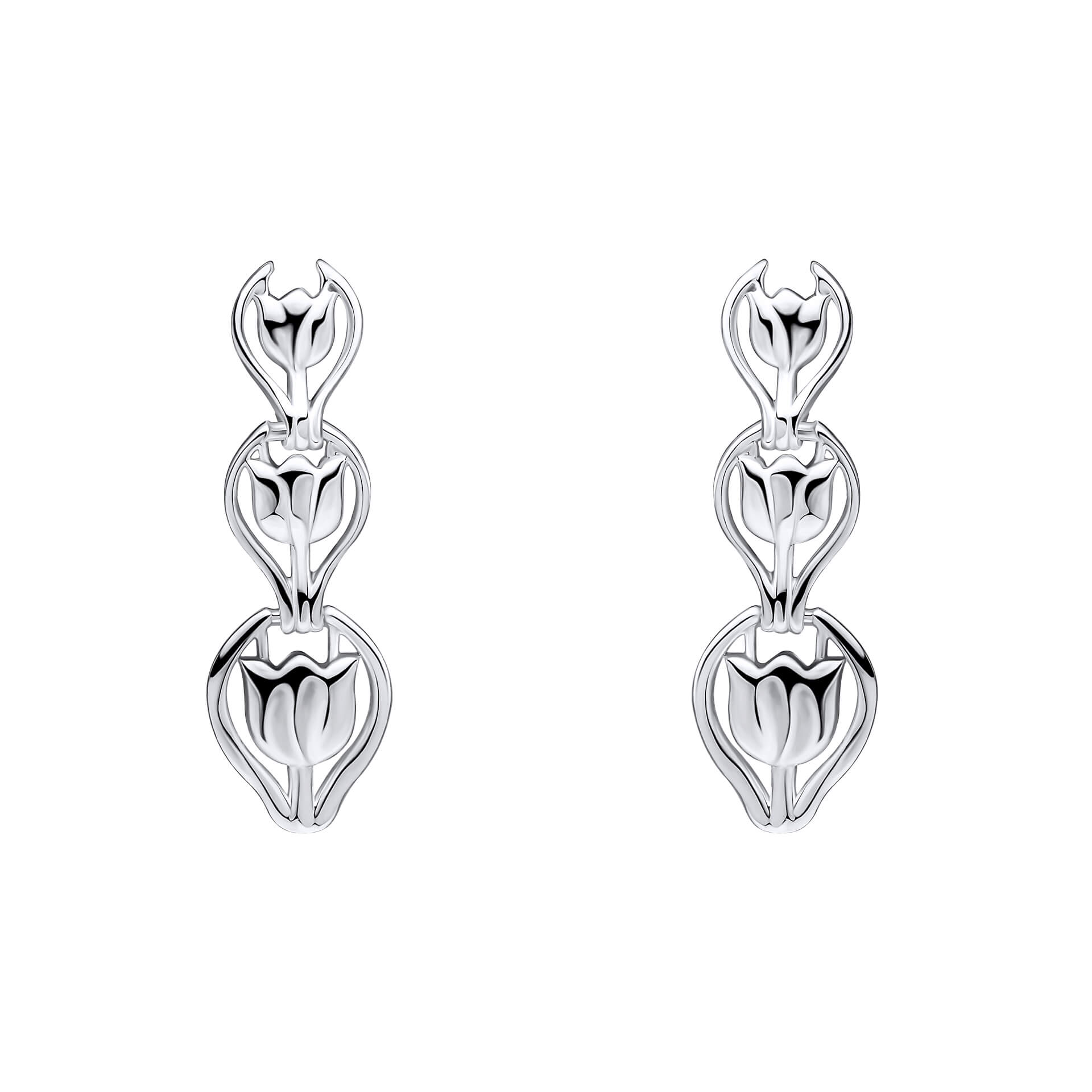 Tulip Chain Earrings