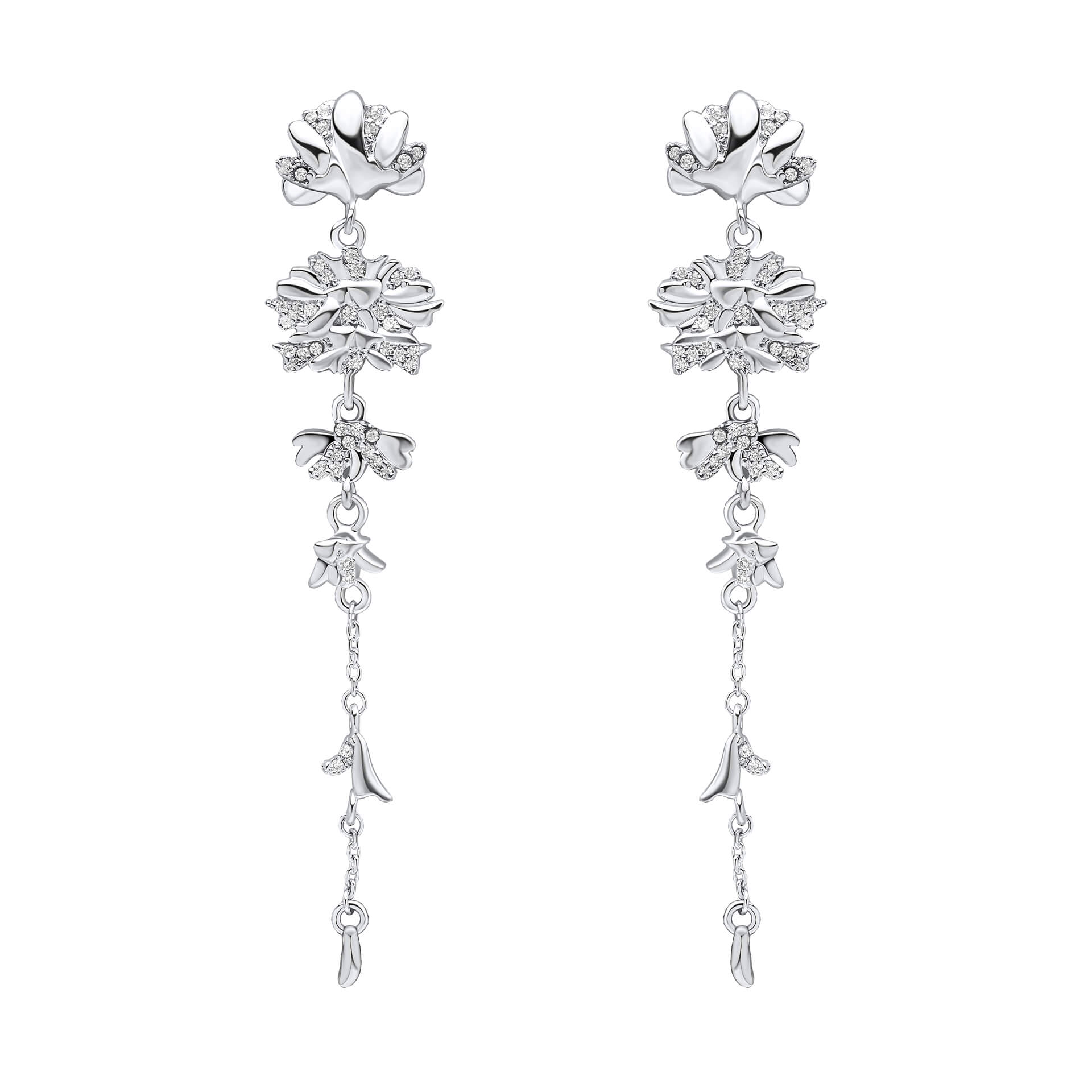 Wild Meadow Statement Drop Earrings