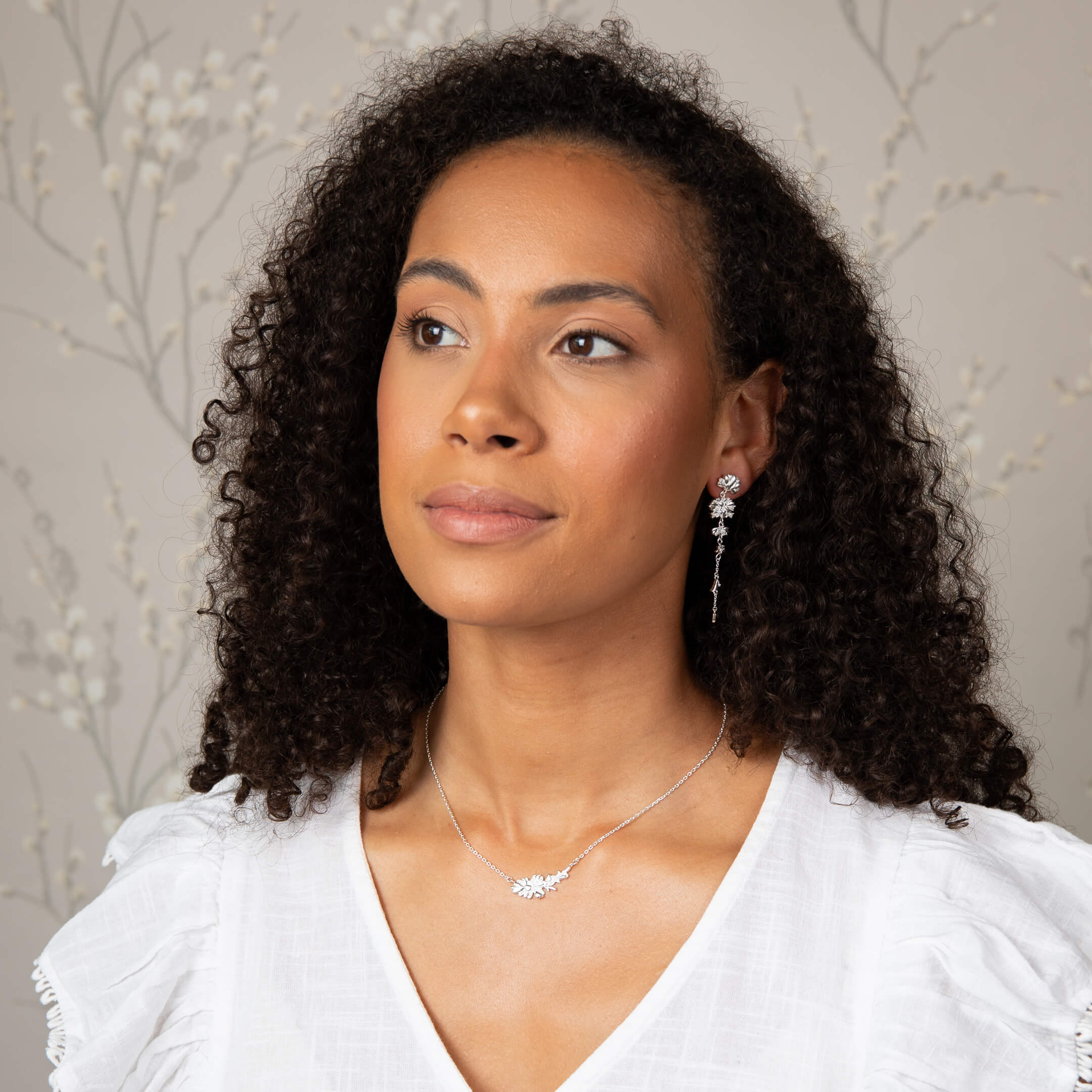 Wild Meadow Statement Drop Earrings