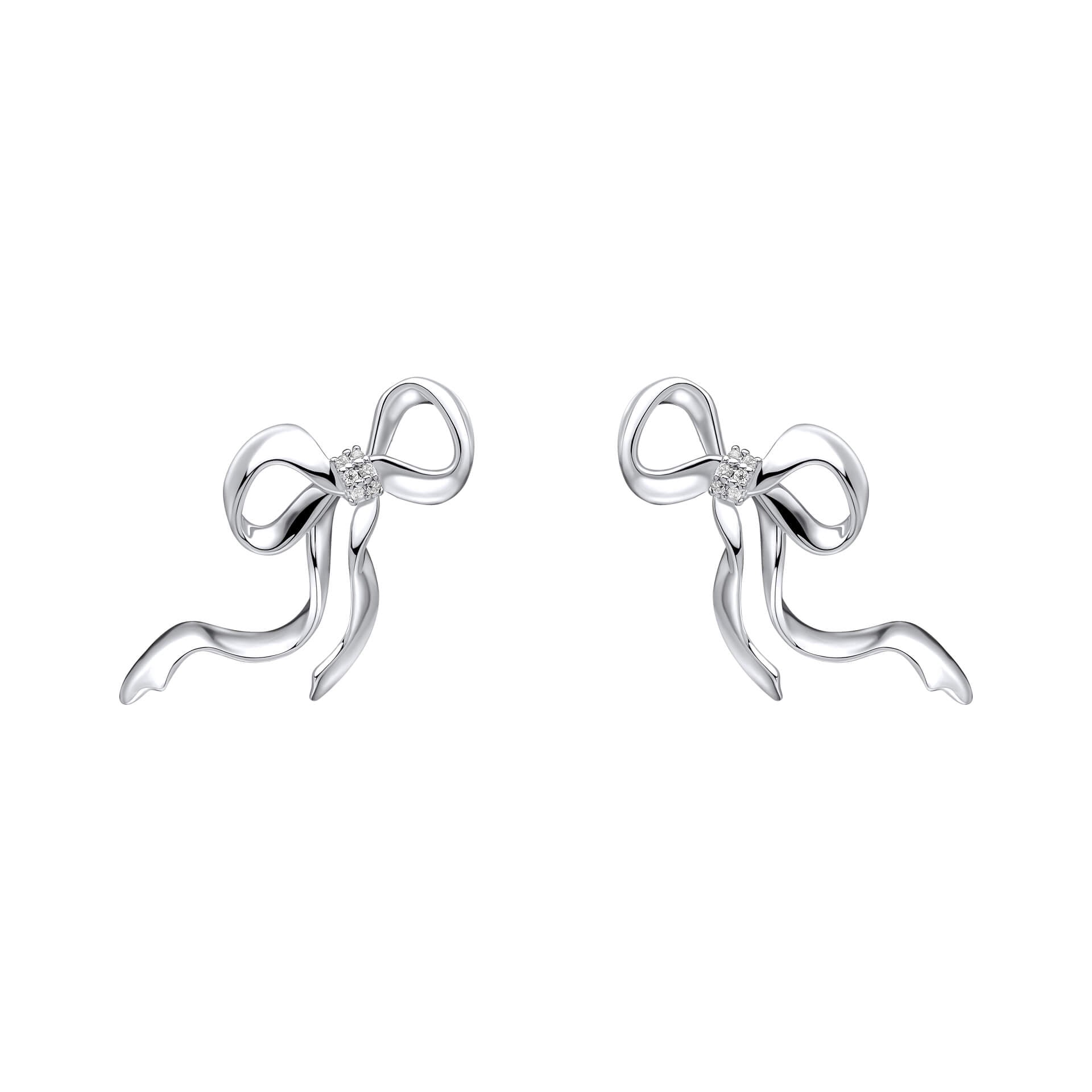 Ribbon Bow Earrings