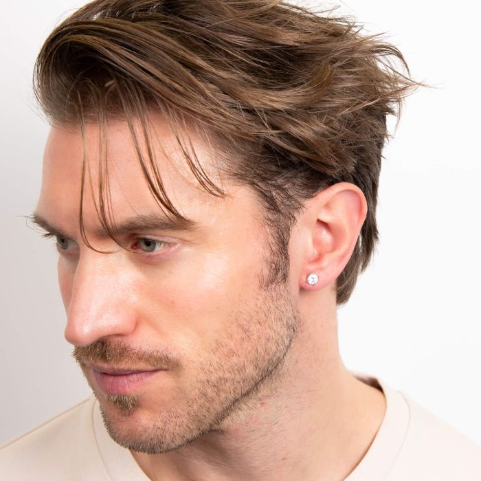 Cubic Zirconia Stud Earrings