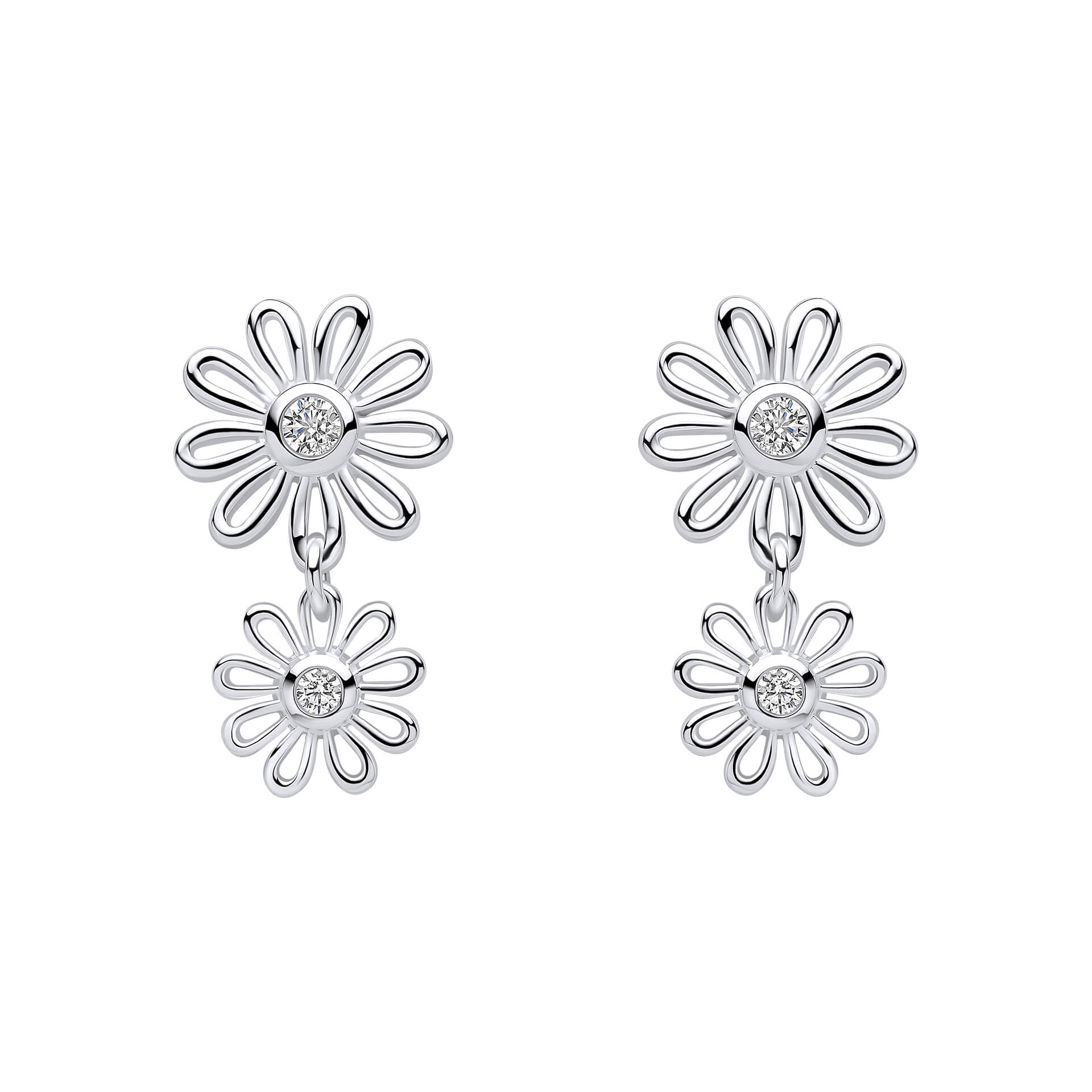 Thorncliff Daisy Drop Earrings