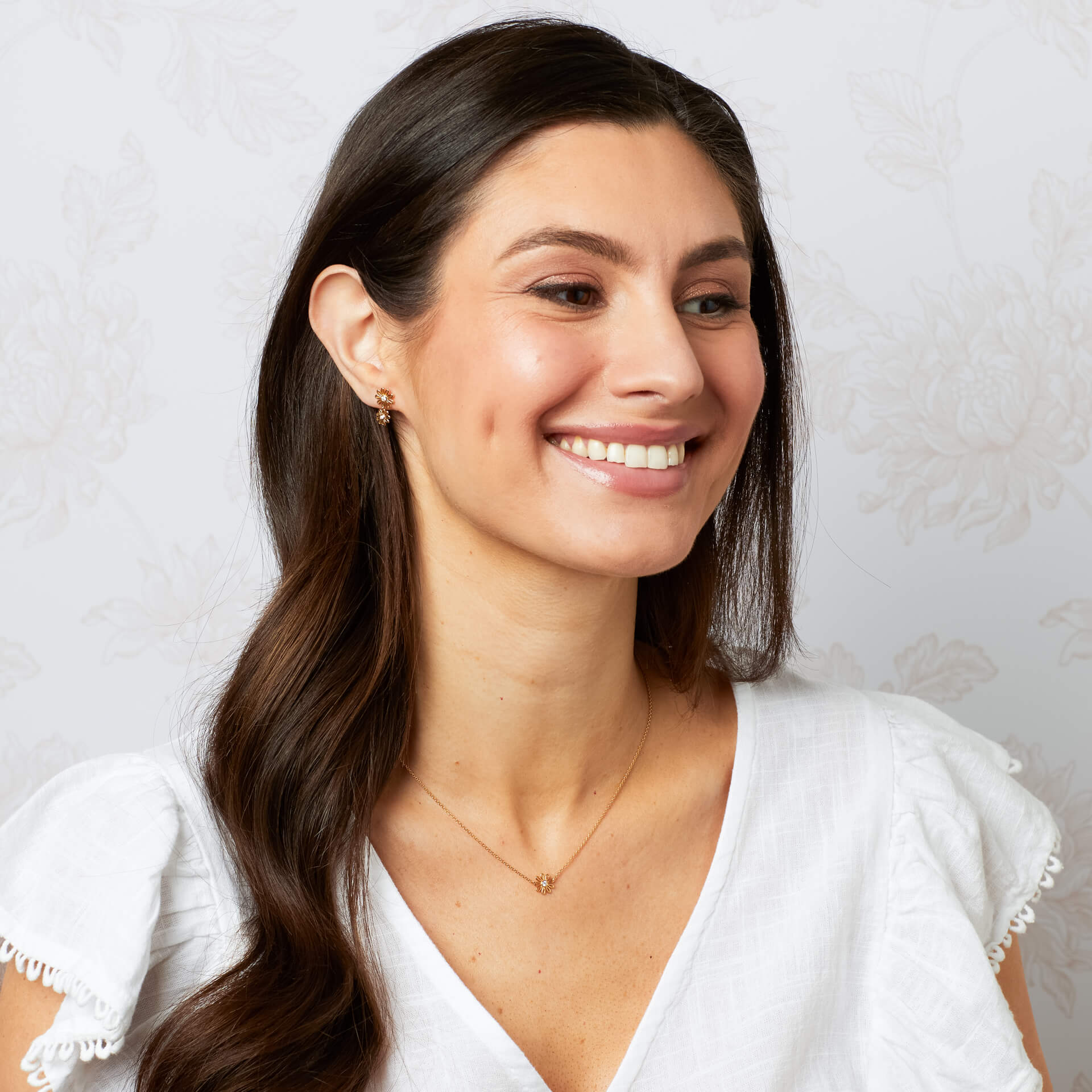 Thorncliff Daisy Drop Earrings