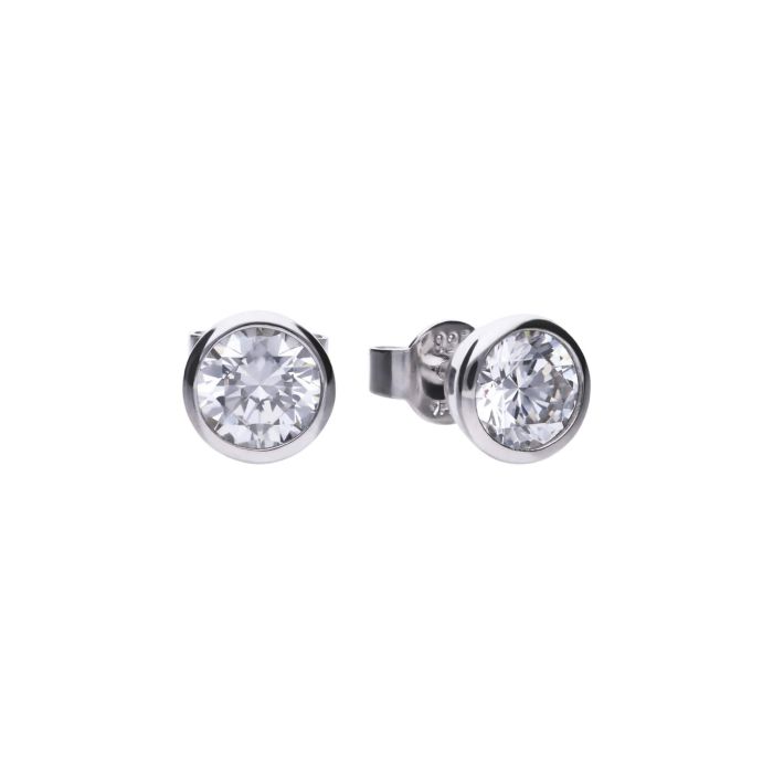Bezel Set Carat Stud Earrings