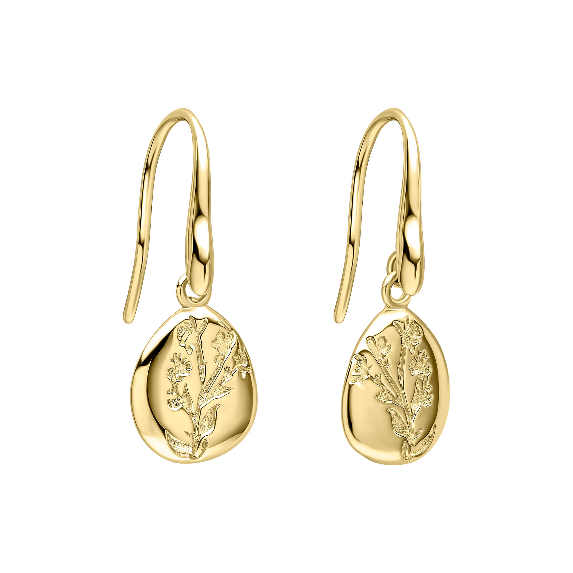 Farlington Flowers Hook Earrings