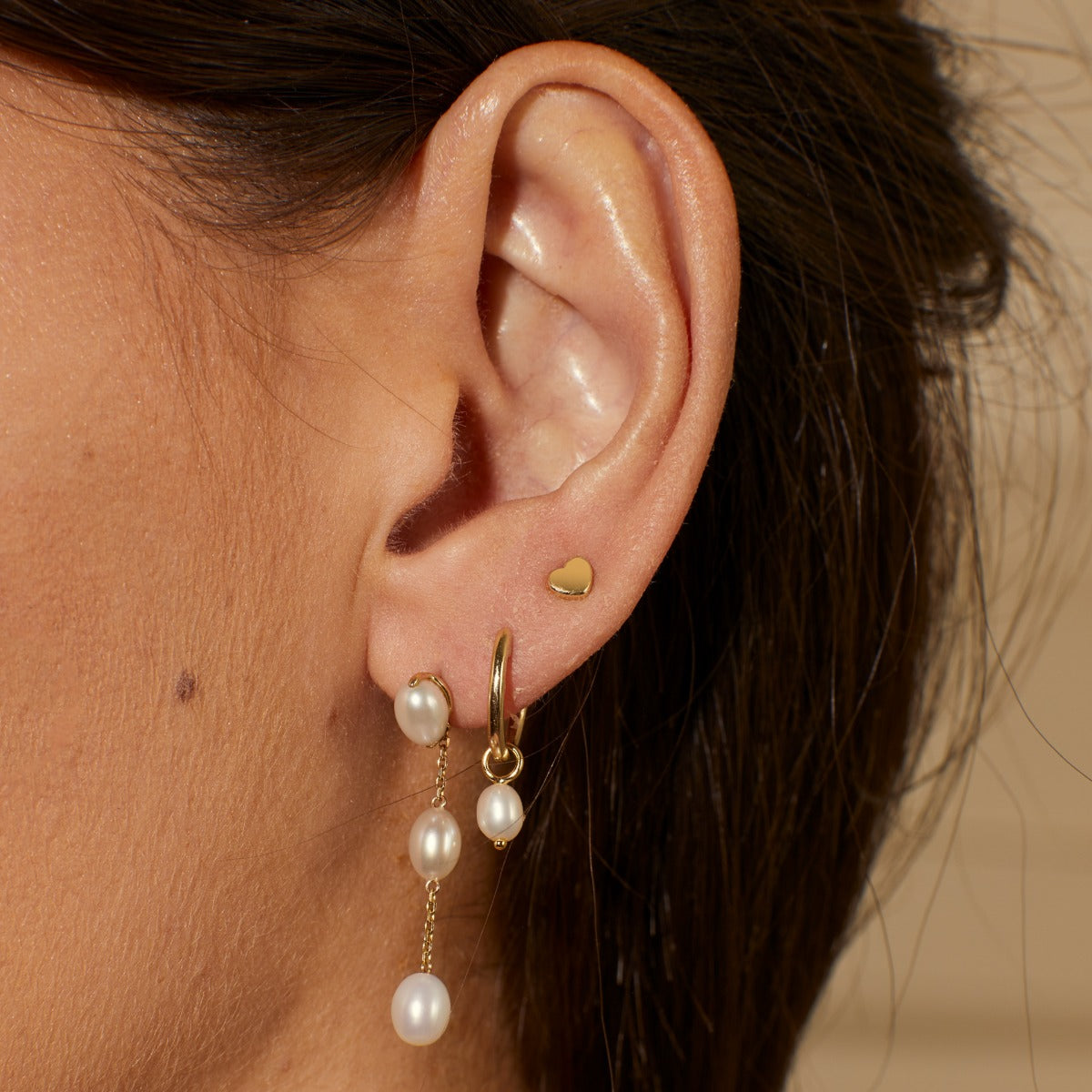 Freshwater Pearl Hoop Earring Charms