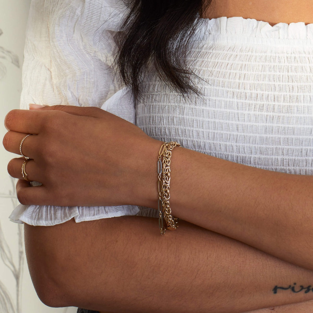 Elongated Link Bracelet
