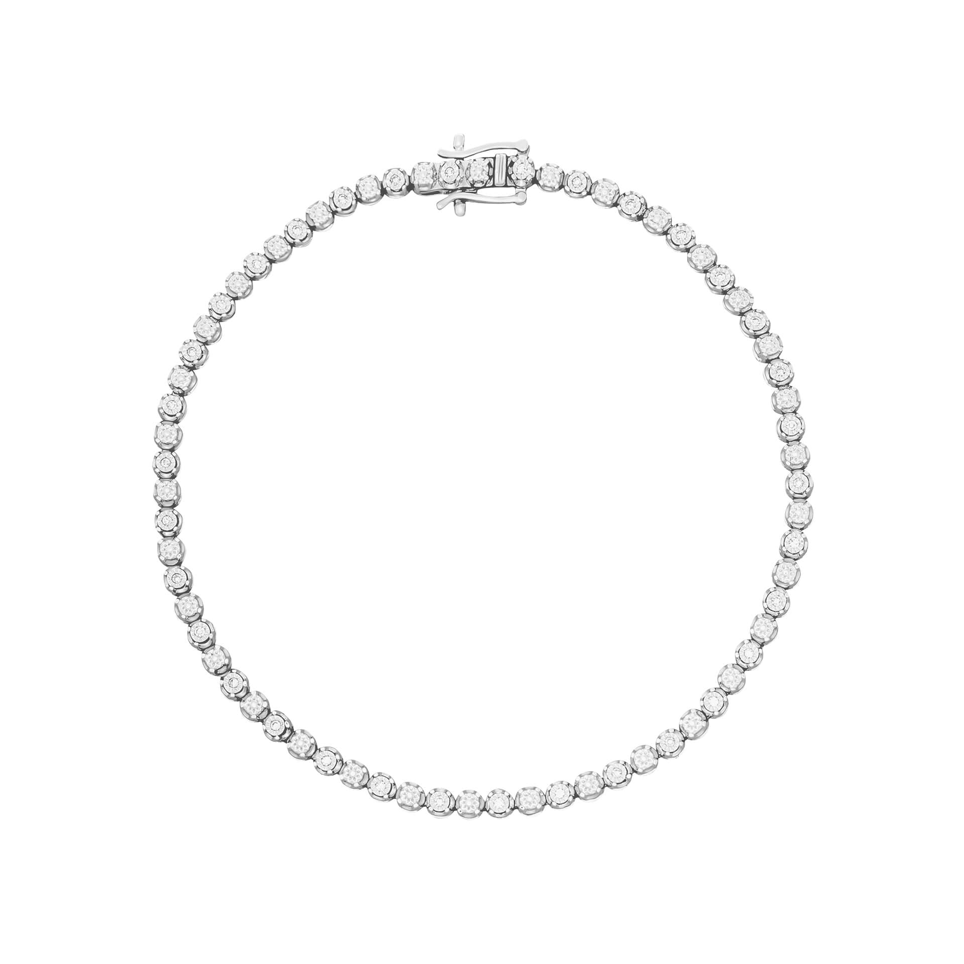 Mini Diamond Set Tennis Bracelet