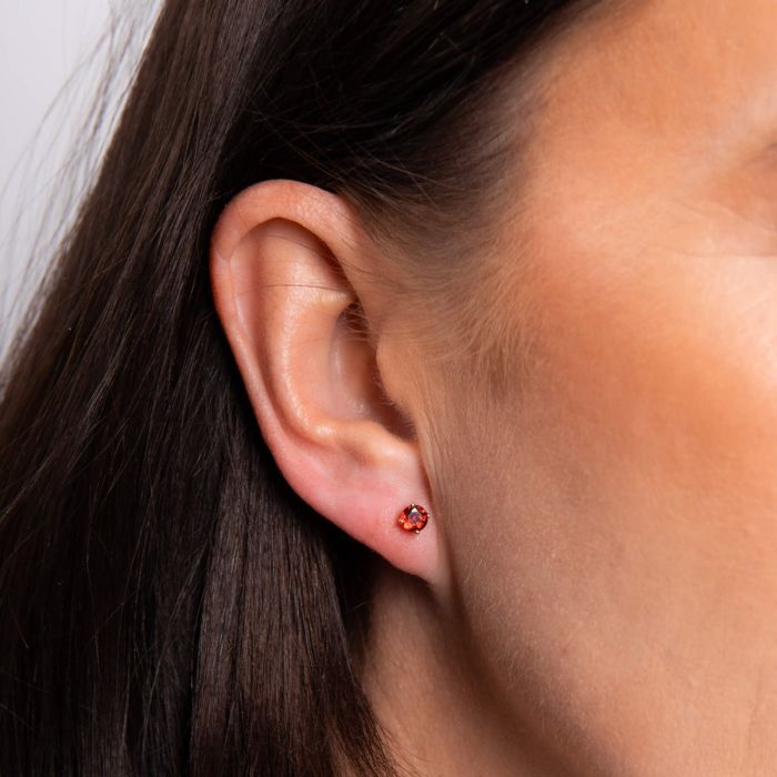 Birthstone Stud Earrings