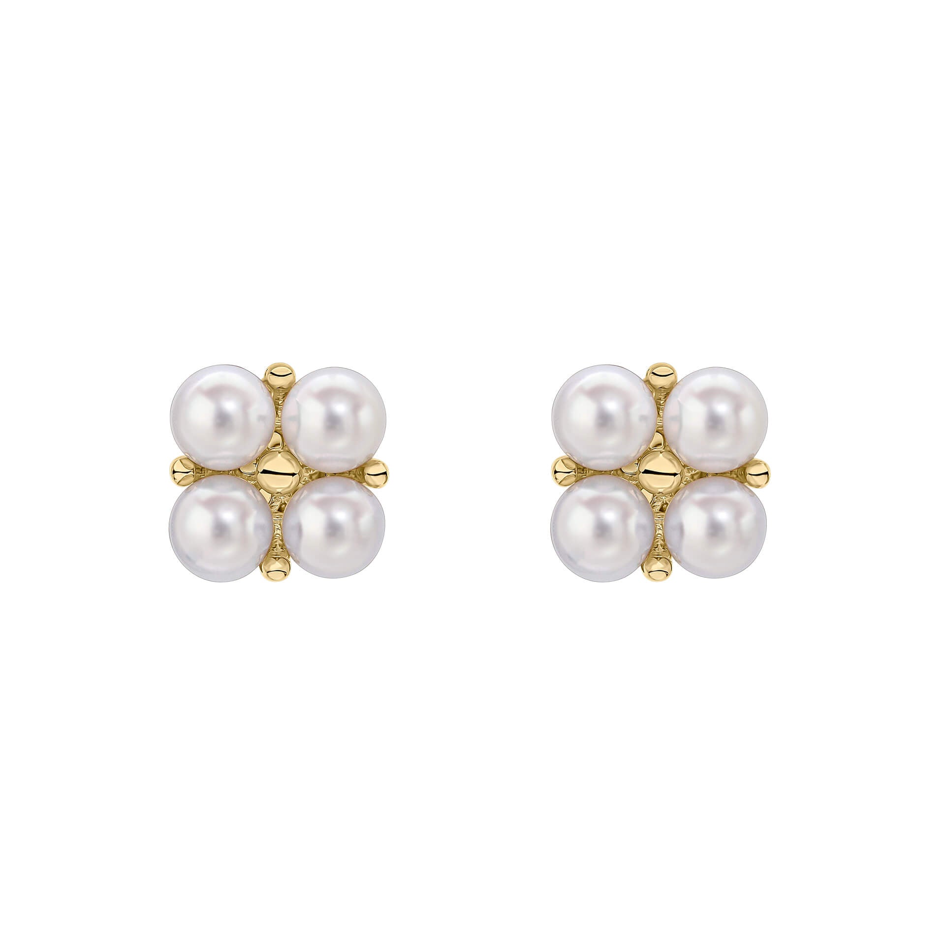 Floral Freshwater Pearl Earrings