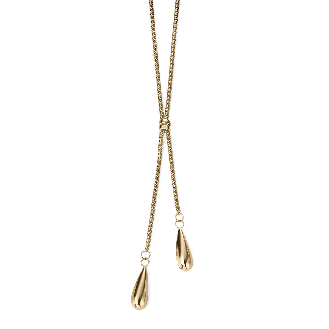 Double Teardrop Necklace