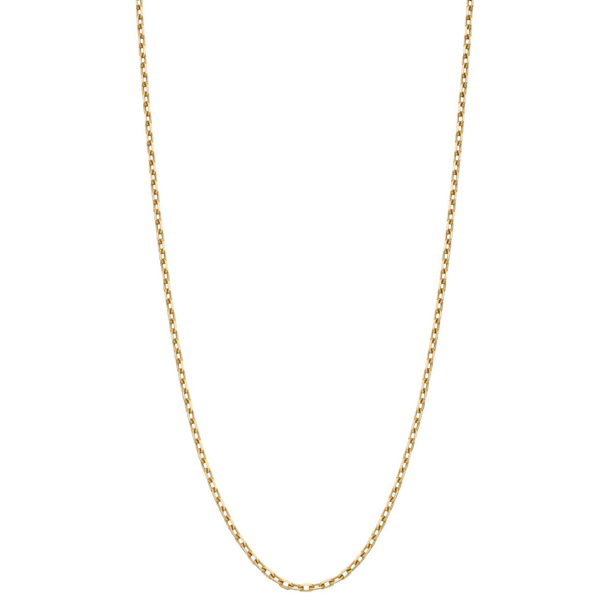0.7mm Diamond Cut Trace Chain 56cm-61cm