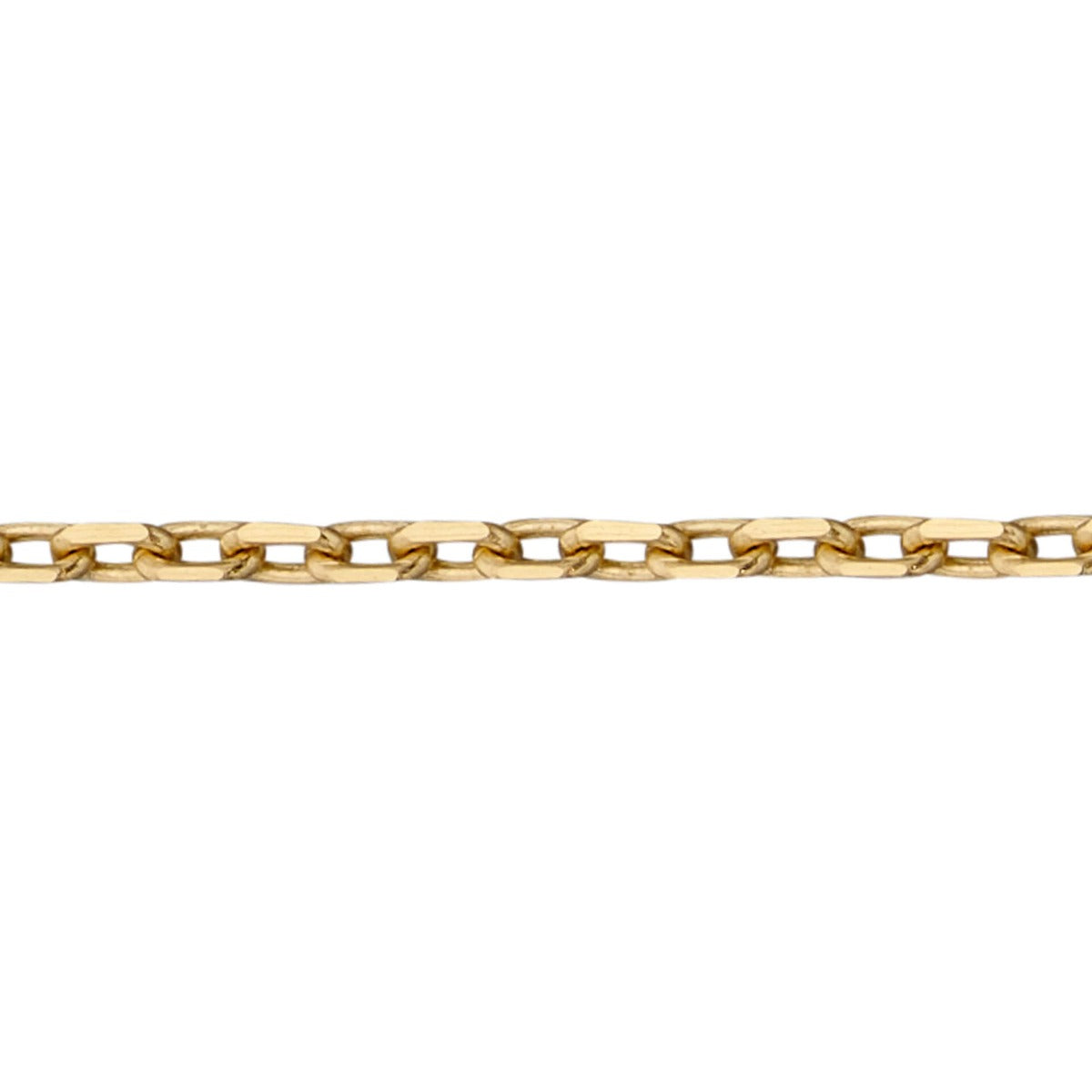 0.7mm Diamond Cut Trace Chain 56cm-61cm