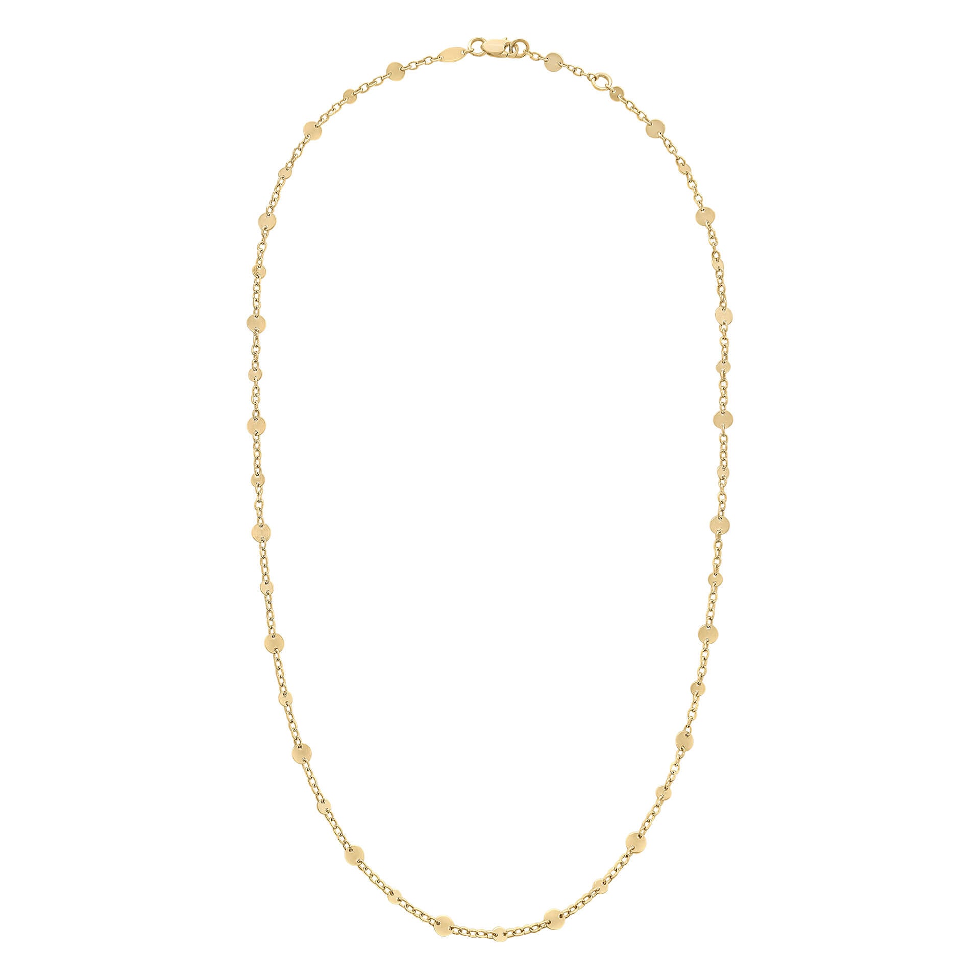 Discs and Chain Necklace