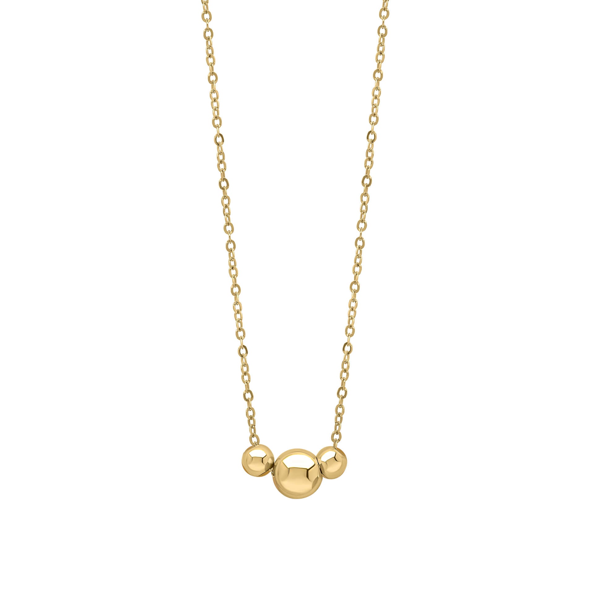 Trilogy Ball Chain Necklace