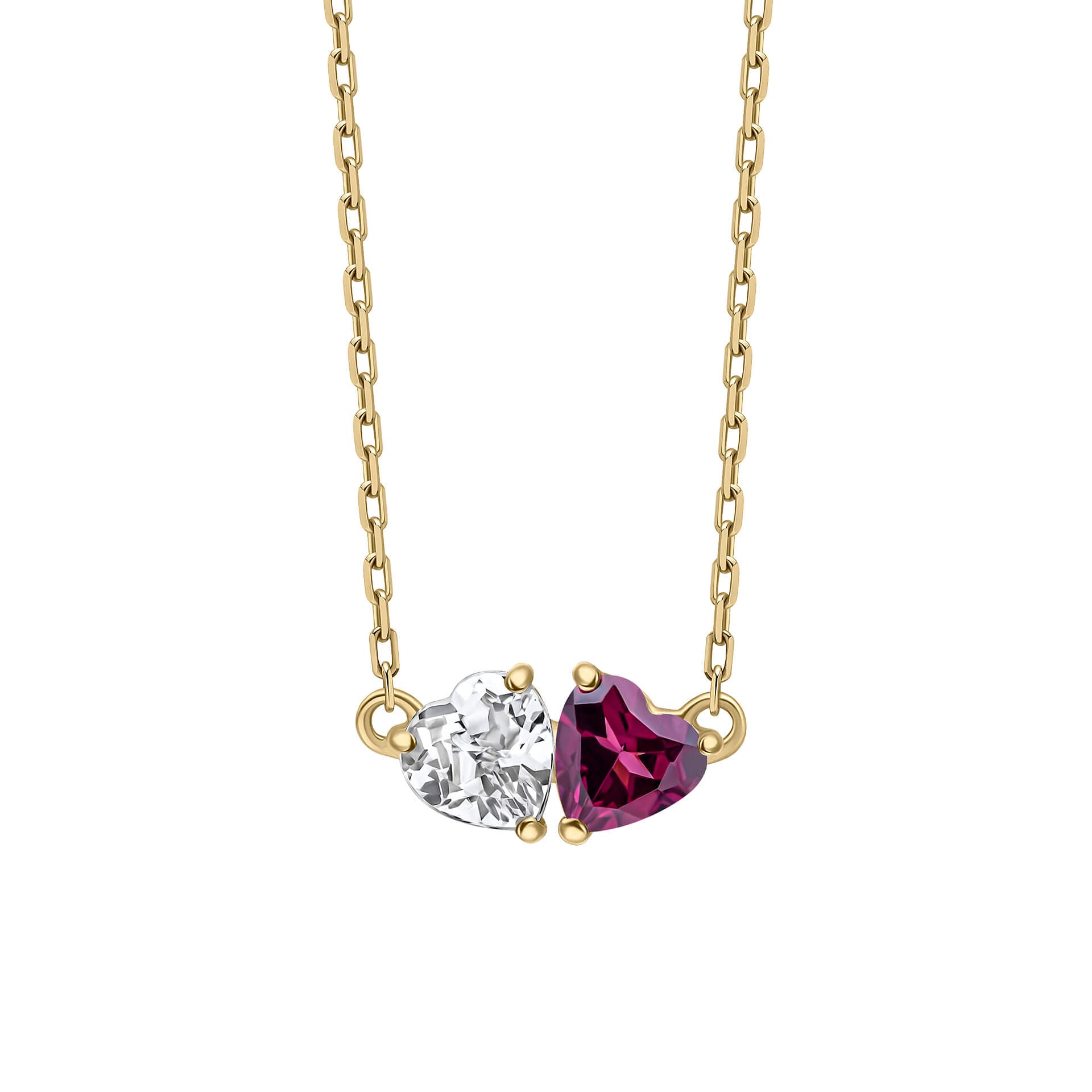 Toi et Moi Heart Necklace