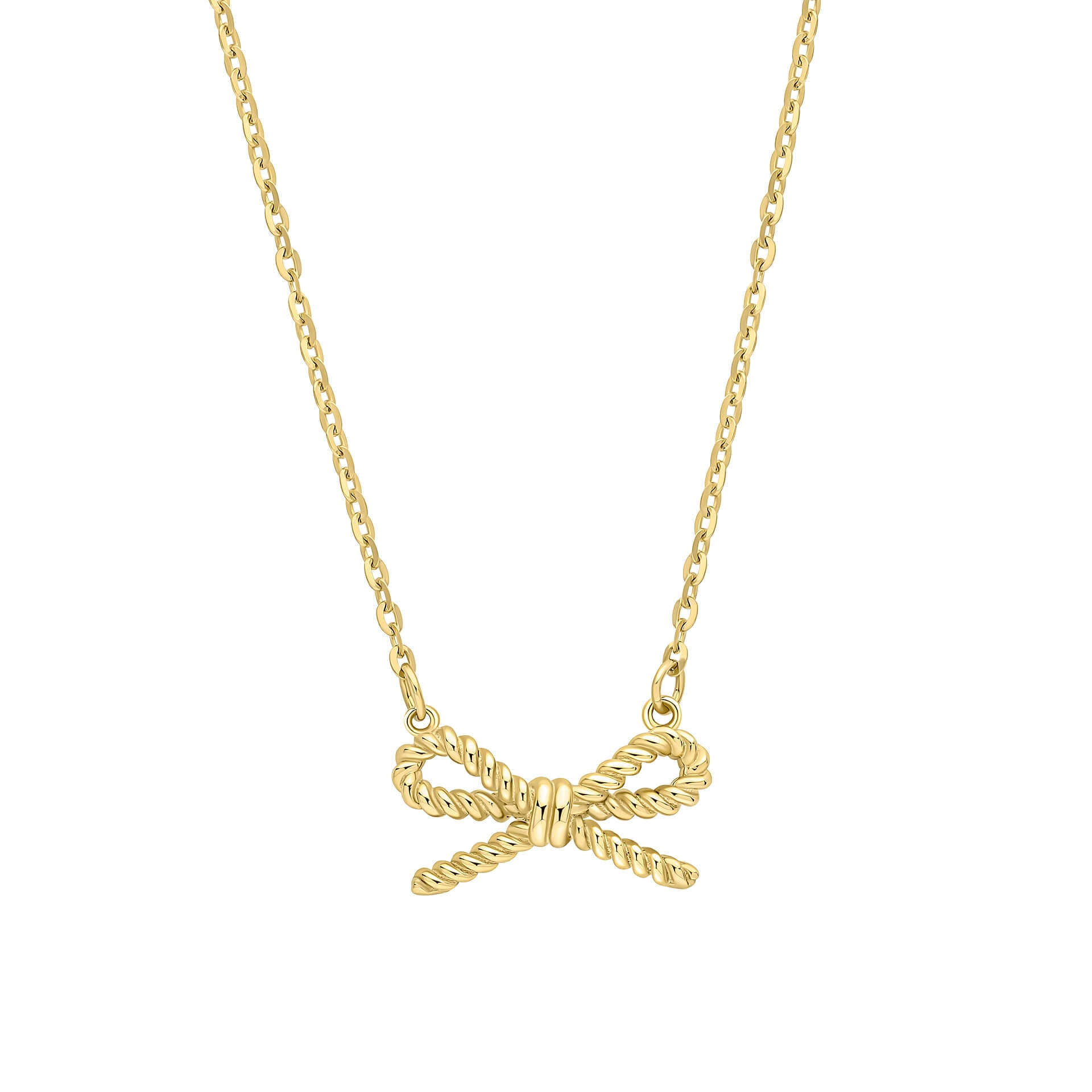 Rope Bow Necklace