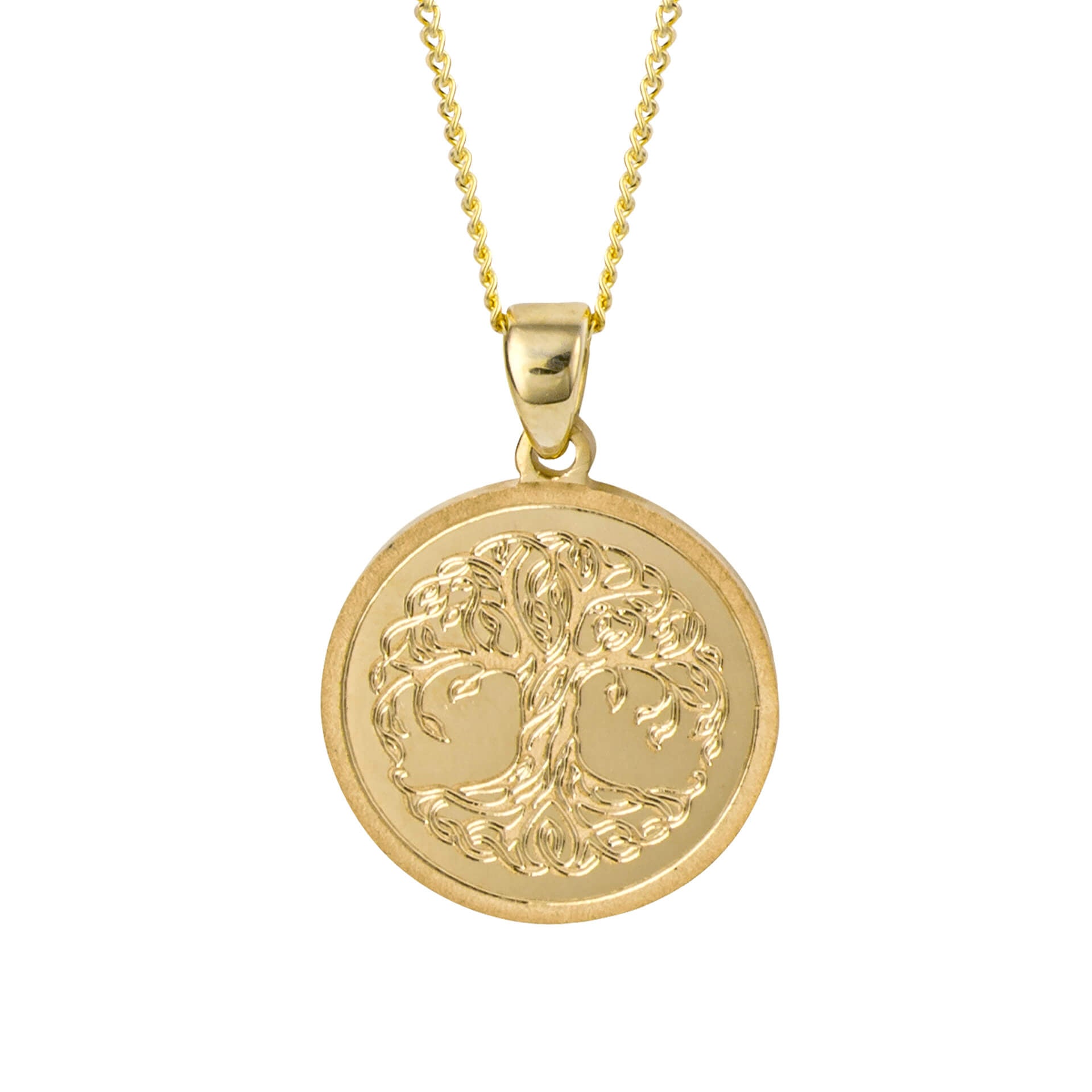 Engraved Tree of Life Pendant