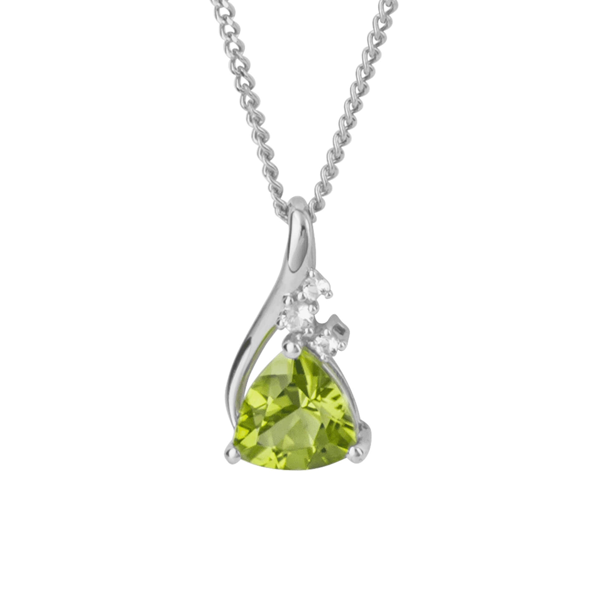 Trillion Semi-Precious Pendant