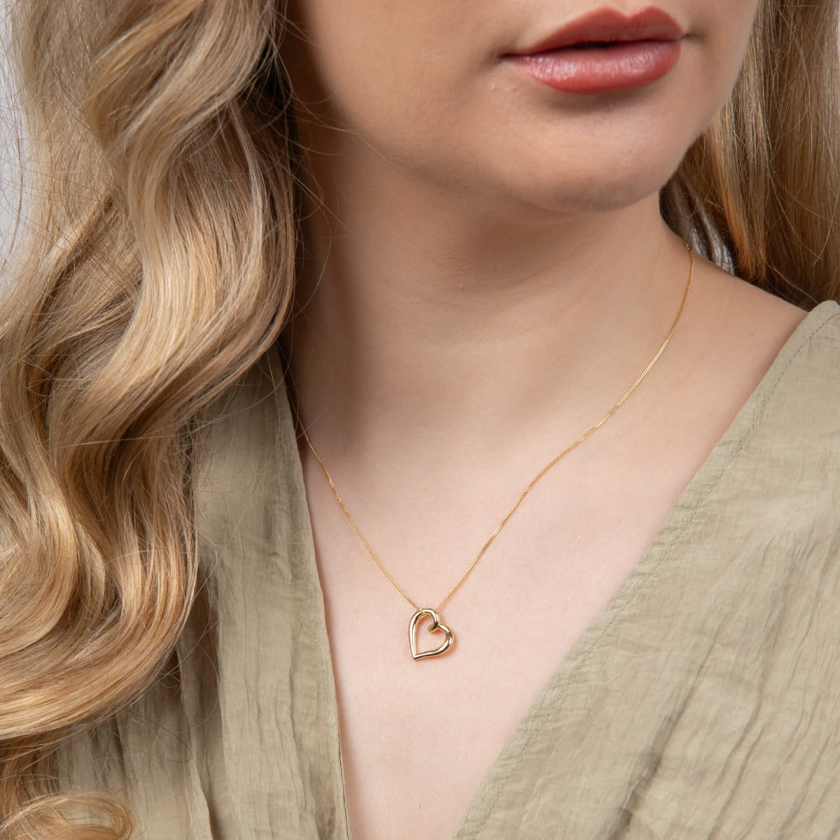 Organic Heart Pendant
