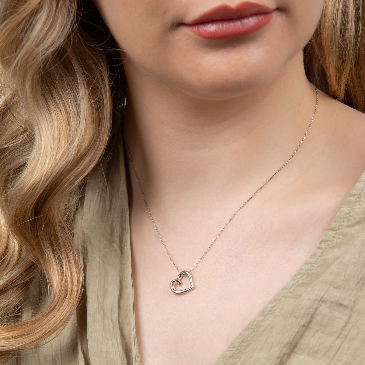 Organic Heart Pendant