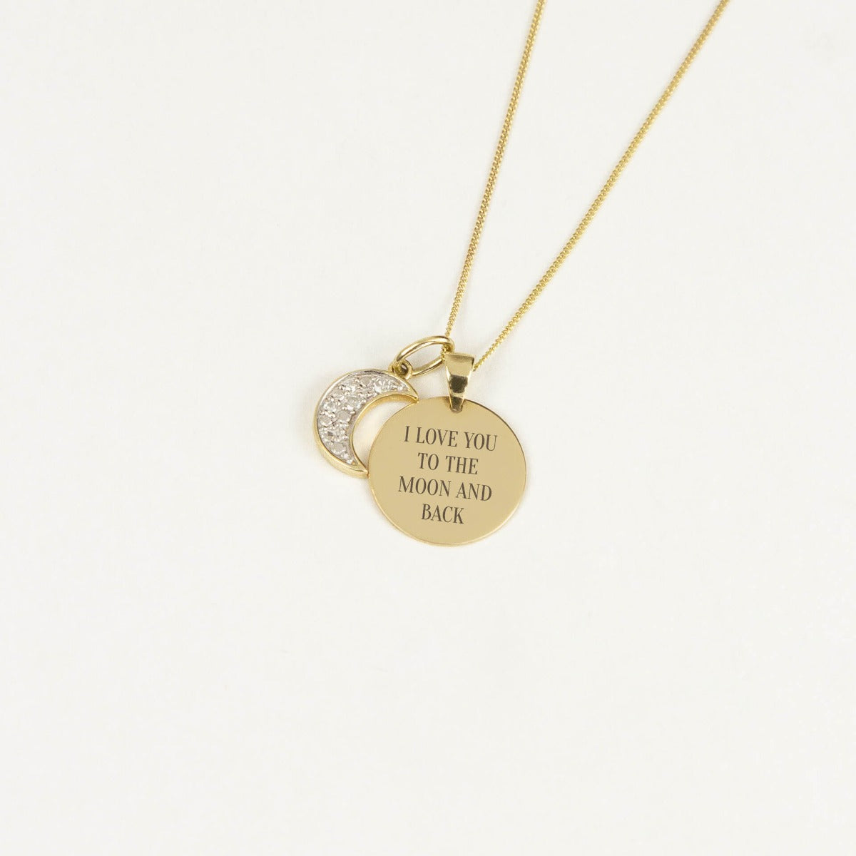 Plain Engravable Disc Pendant