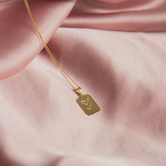 Rectangular Dog Tag Pendant