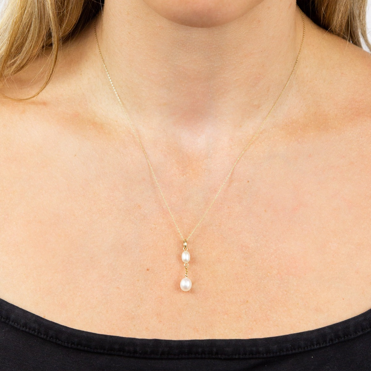 Freshwater Pearl Tier Drop Pendant