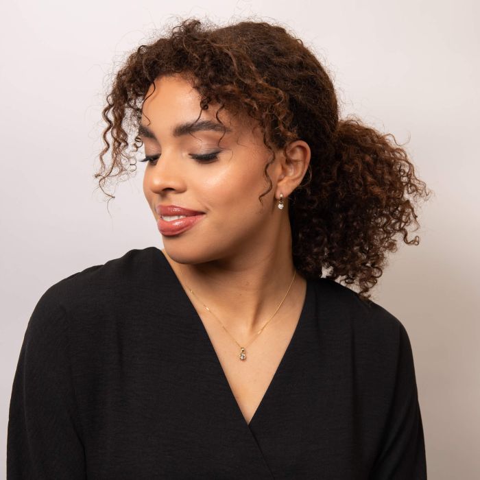 Octagon Hoop Earrings
