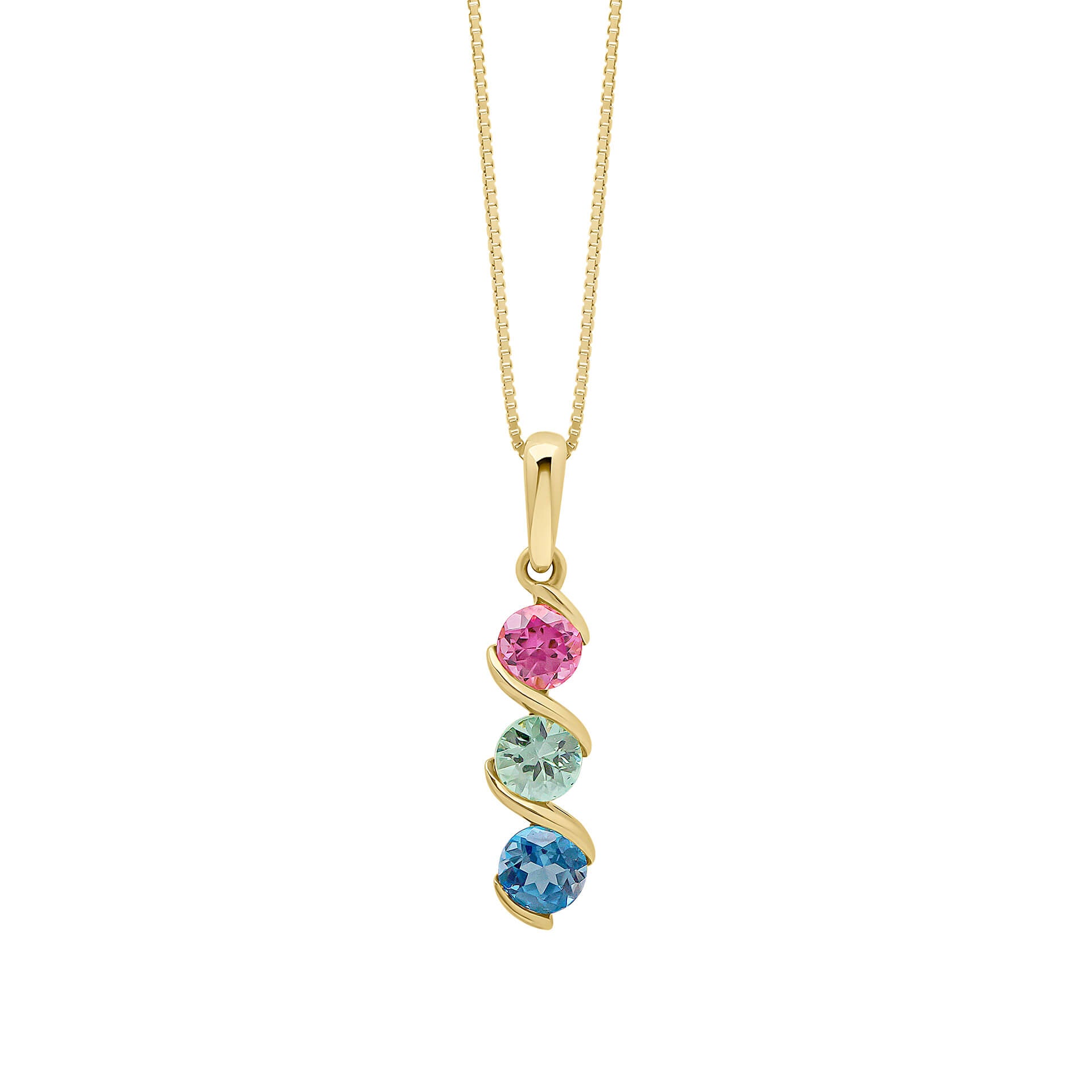 Amalfi Three Colour Twist Pendant