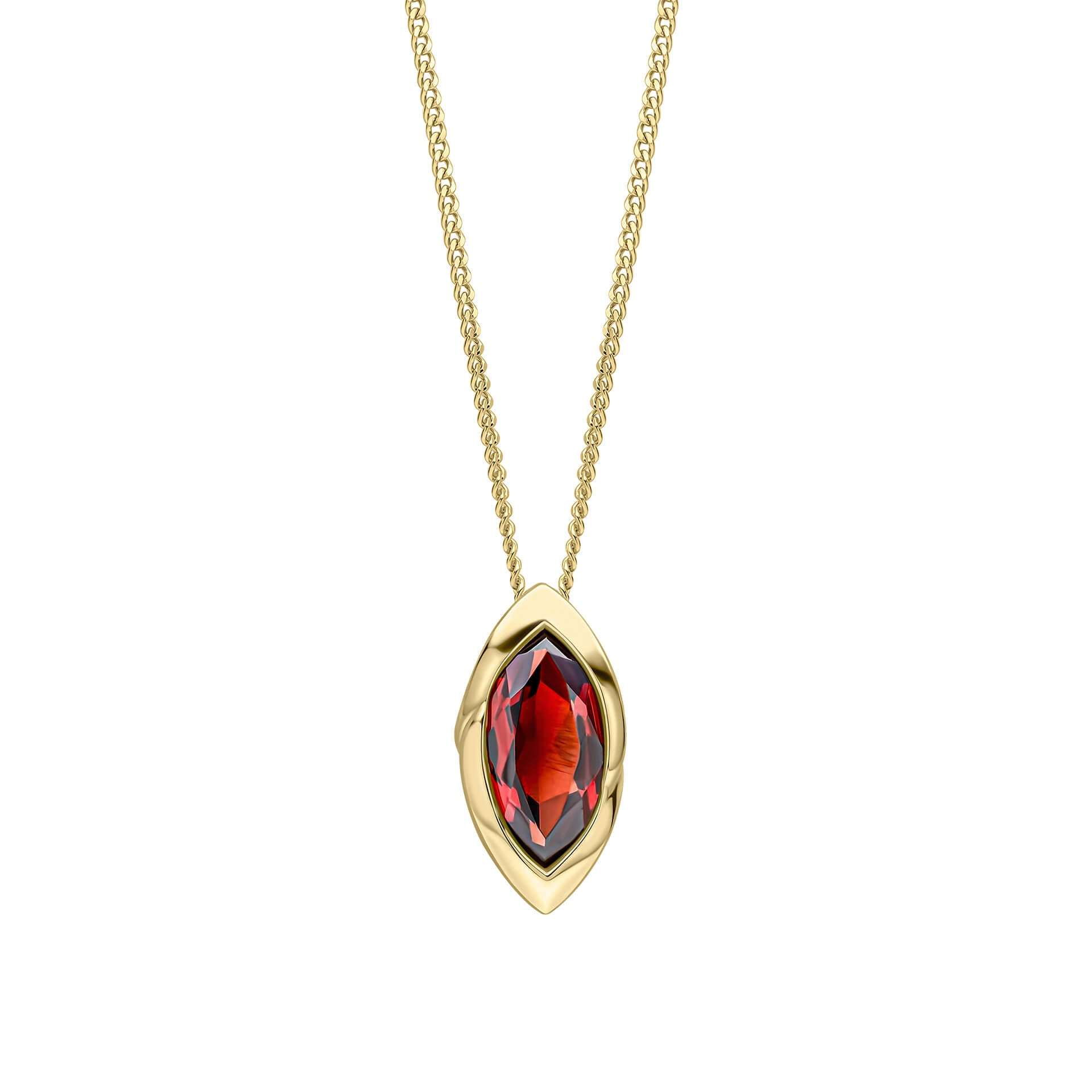 Marquise Garnet Pendant