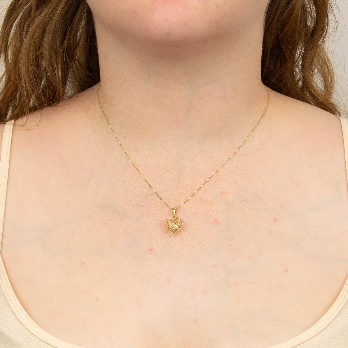 Caged Heart Pendant