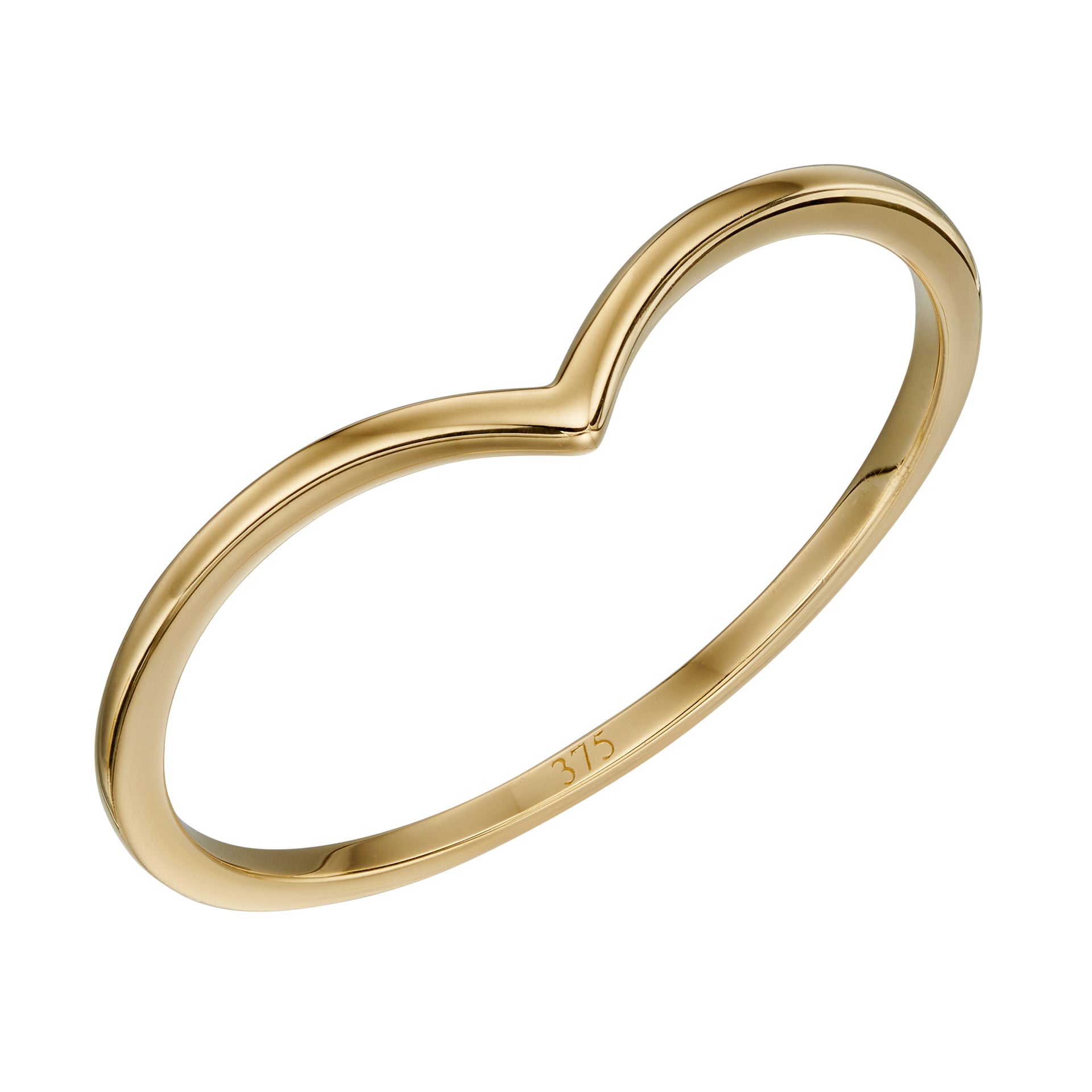 V Shape Band Stacking Ring