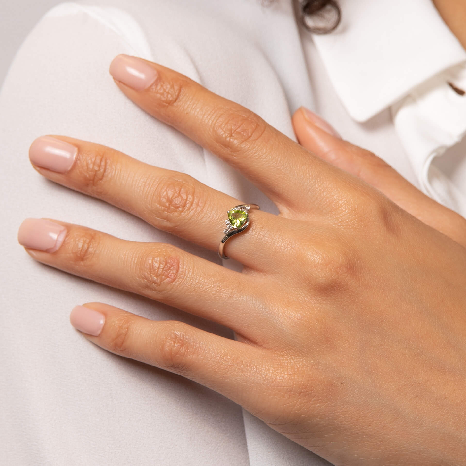 Trillion Semi-Precious Ring