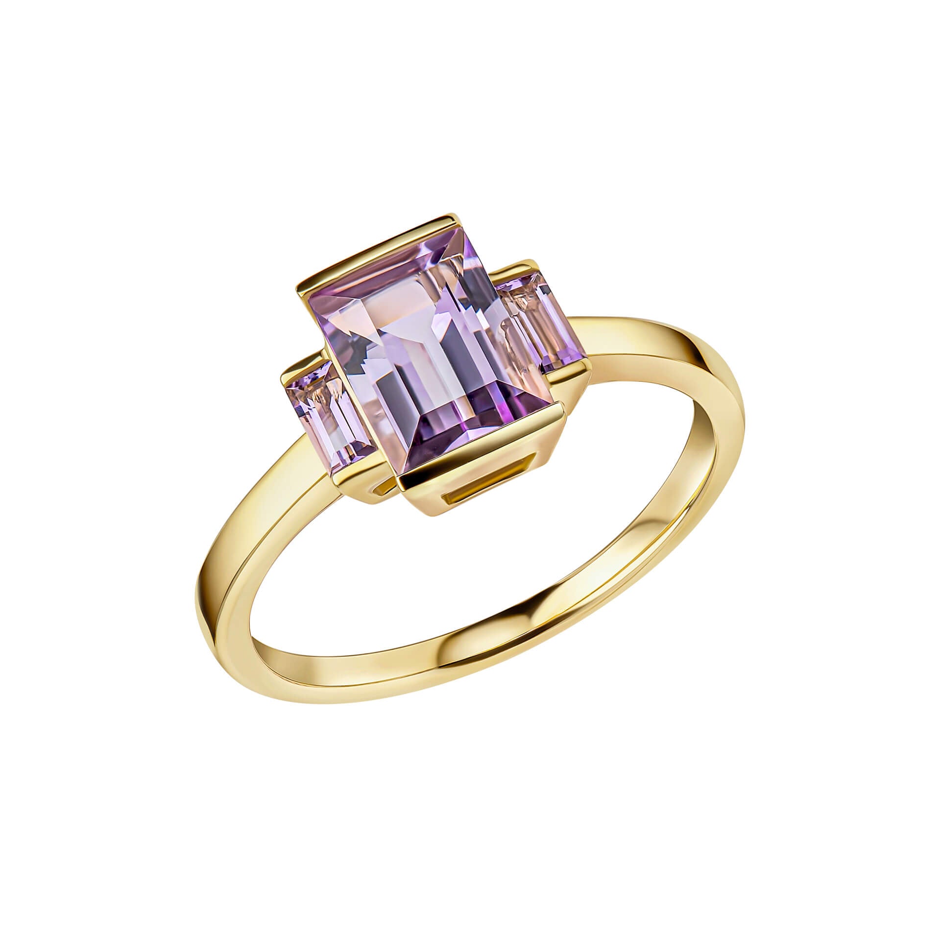 Trilogy Amethyst Ring