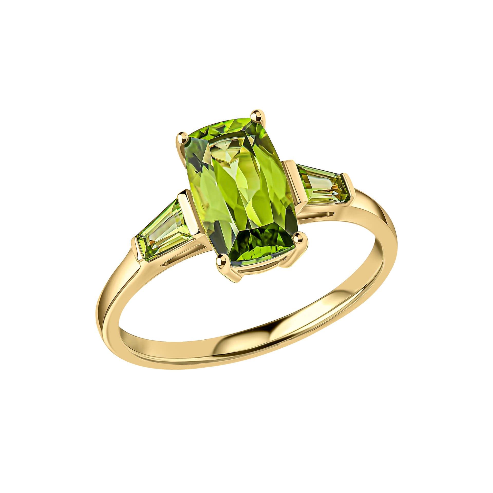 Trilogy Peridot Ring