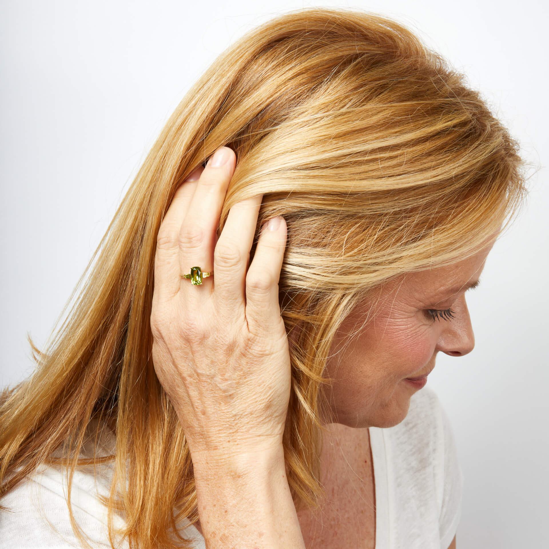 Trilogy Peridot Ring