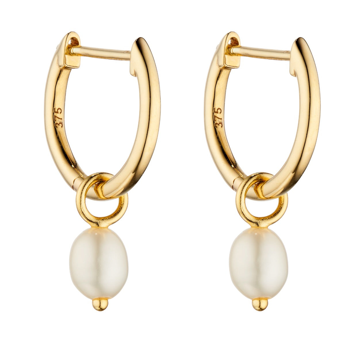 Freshwater Pearl Hoop Earring Charms