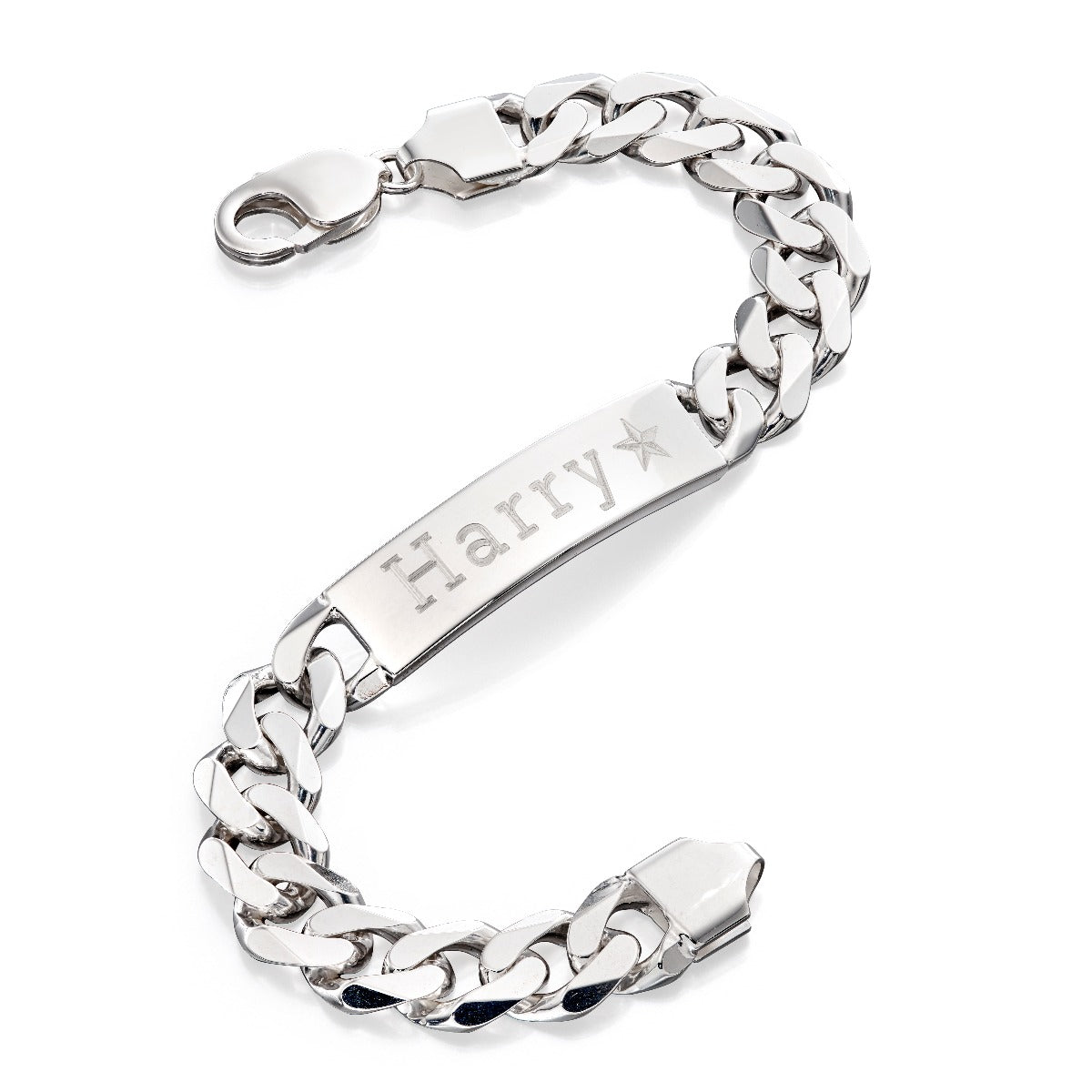 Heavyweight ID Bar Curb Bracelet