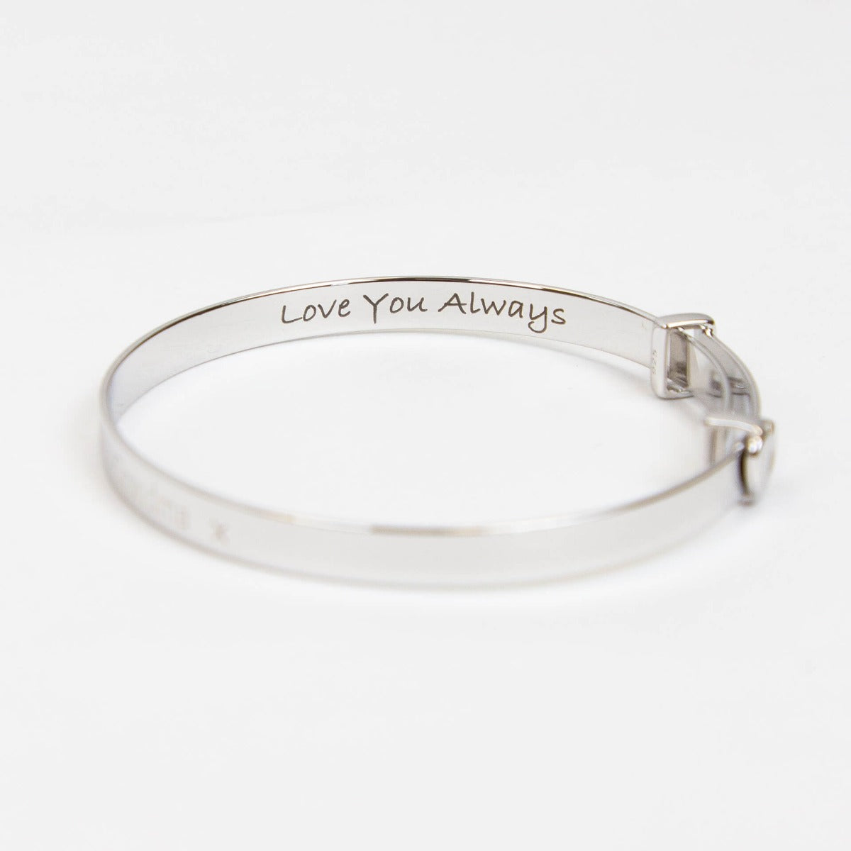 Heart Expanding Bangle with Diamond