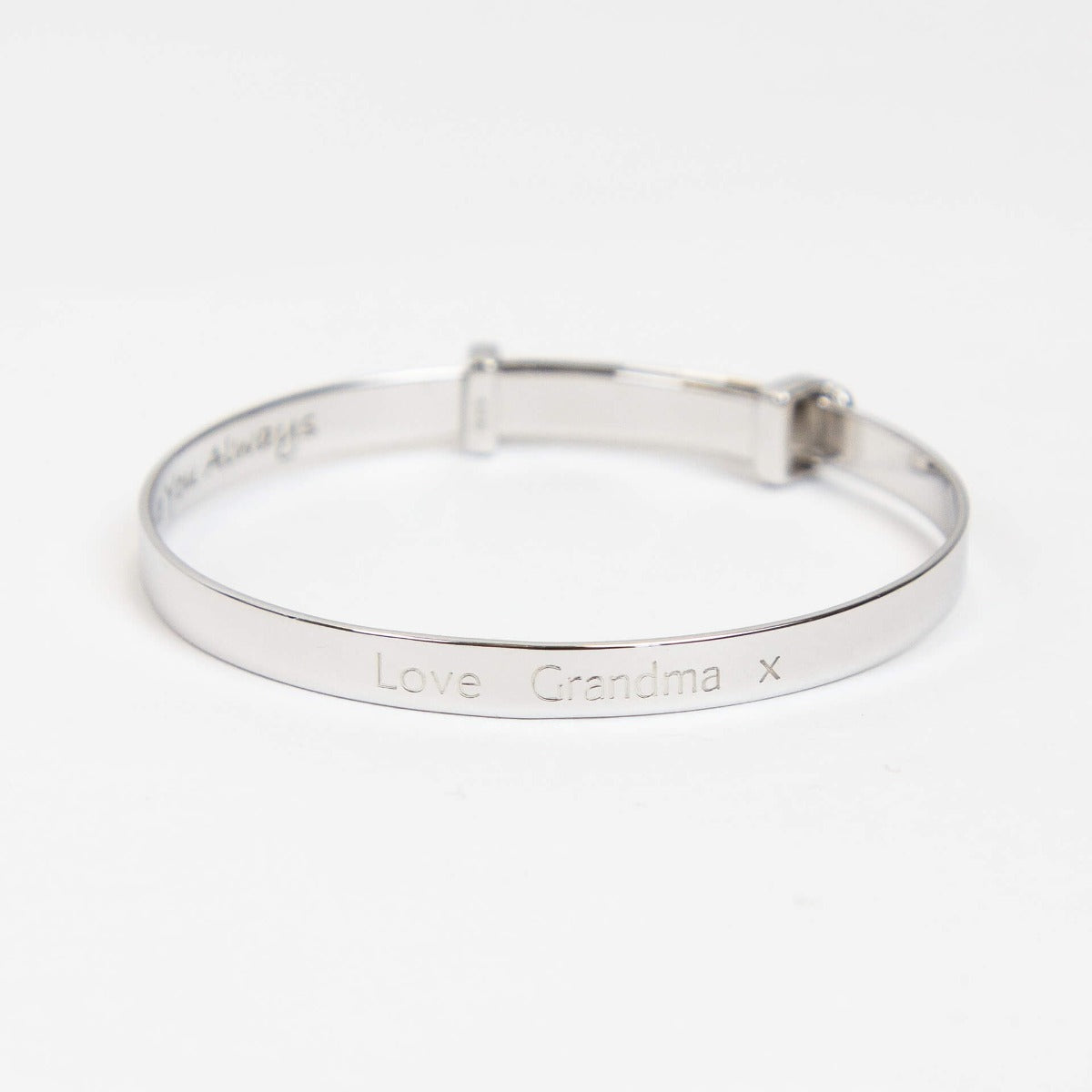 Heart Expanding Bangle with Diamond