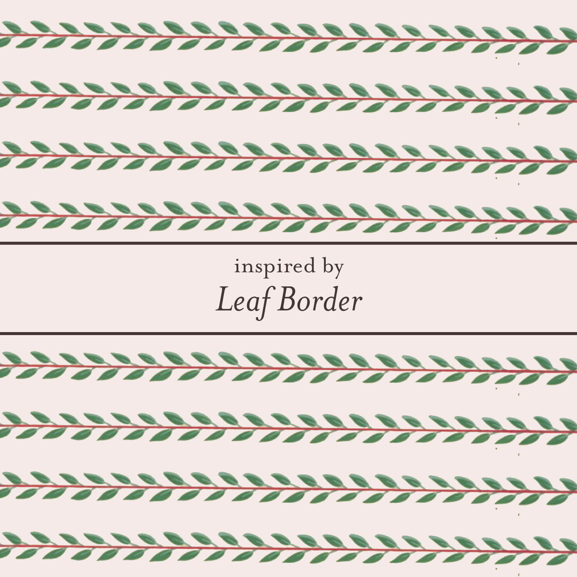 Leaf Border Earrings