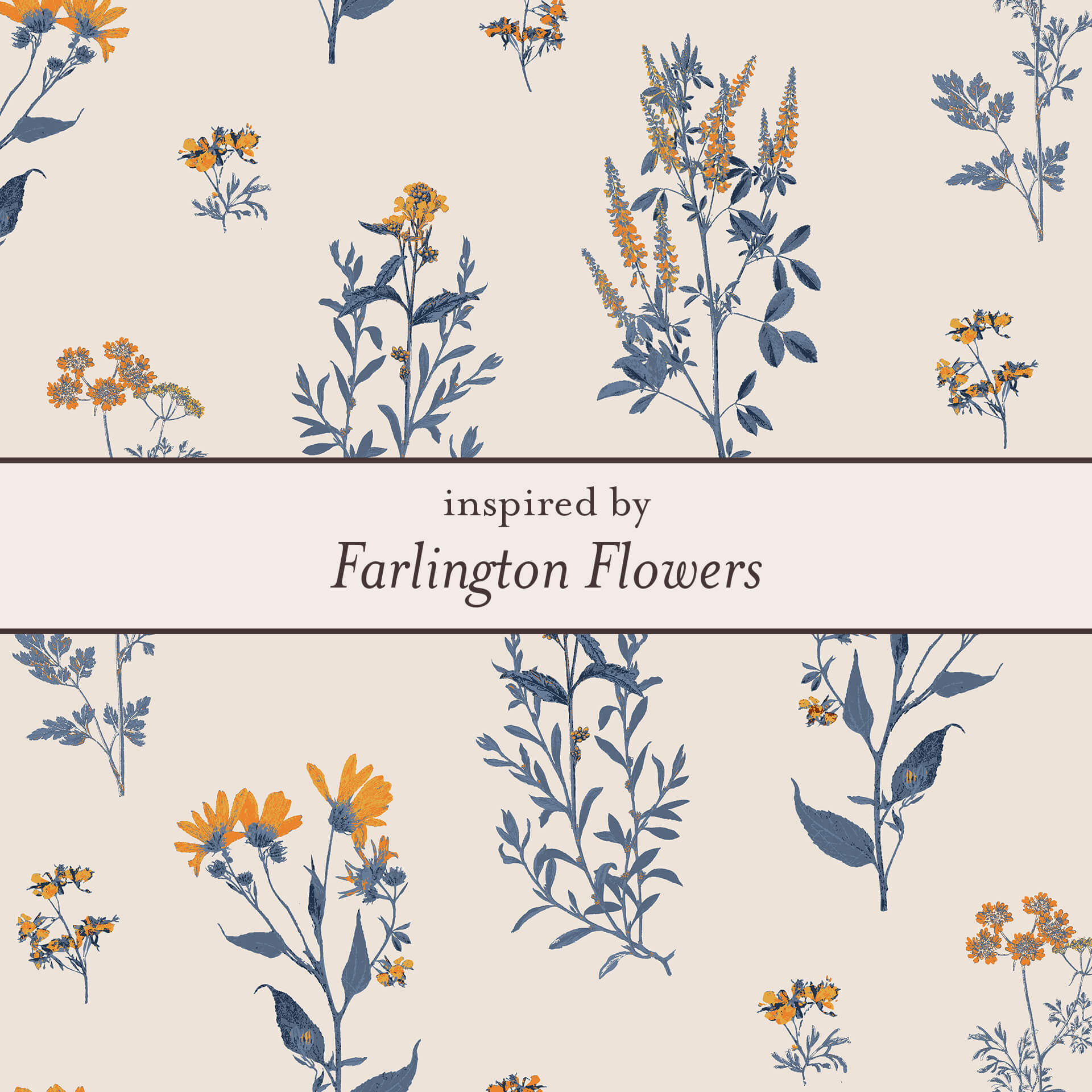 Farlington Flowers Hook Earrings
