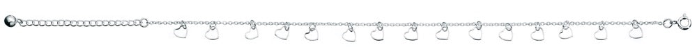 Cut Out Heart Anklet