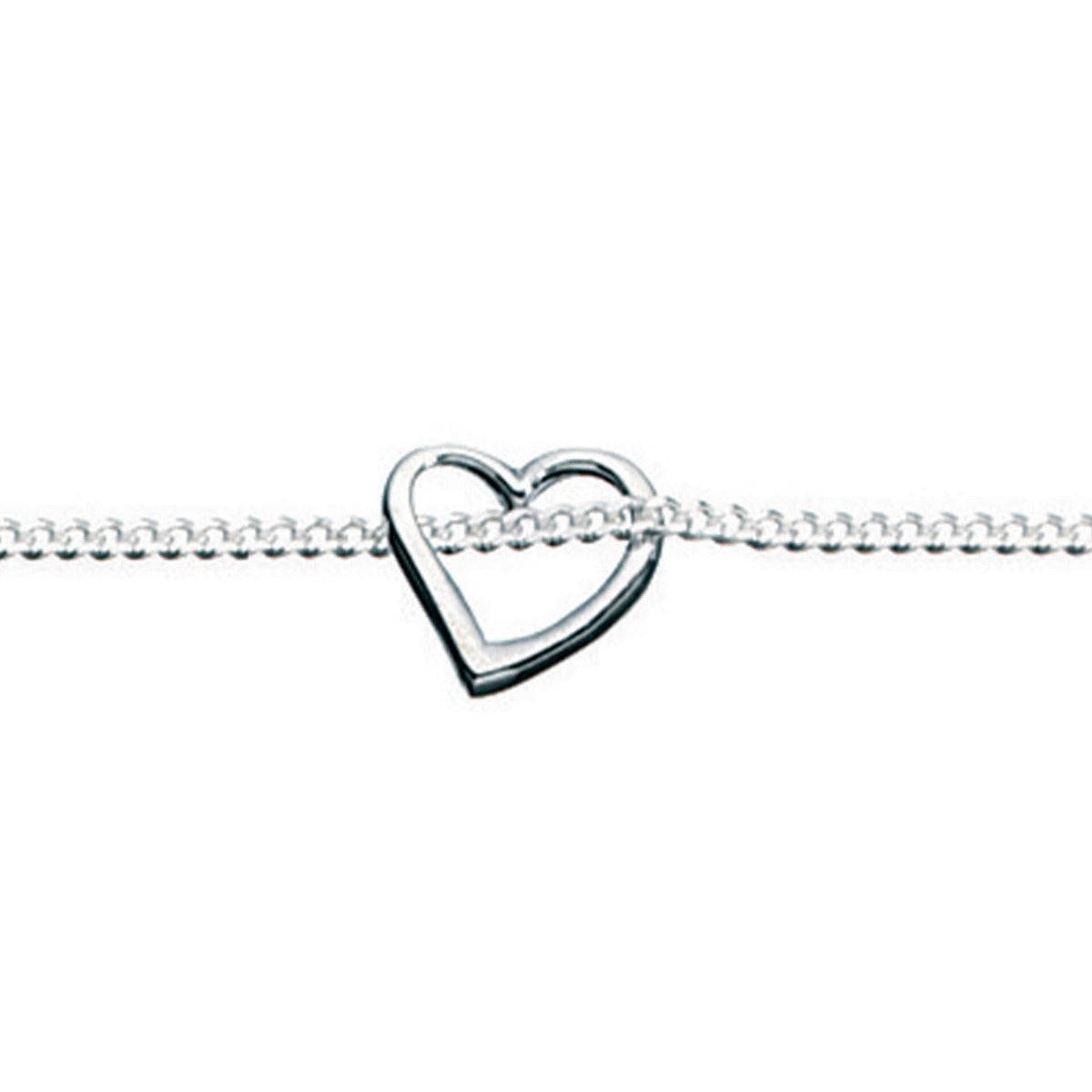 Slip-On Heart Anklet