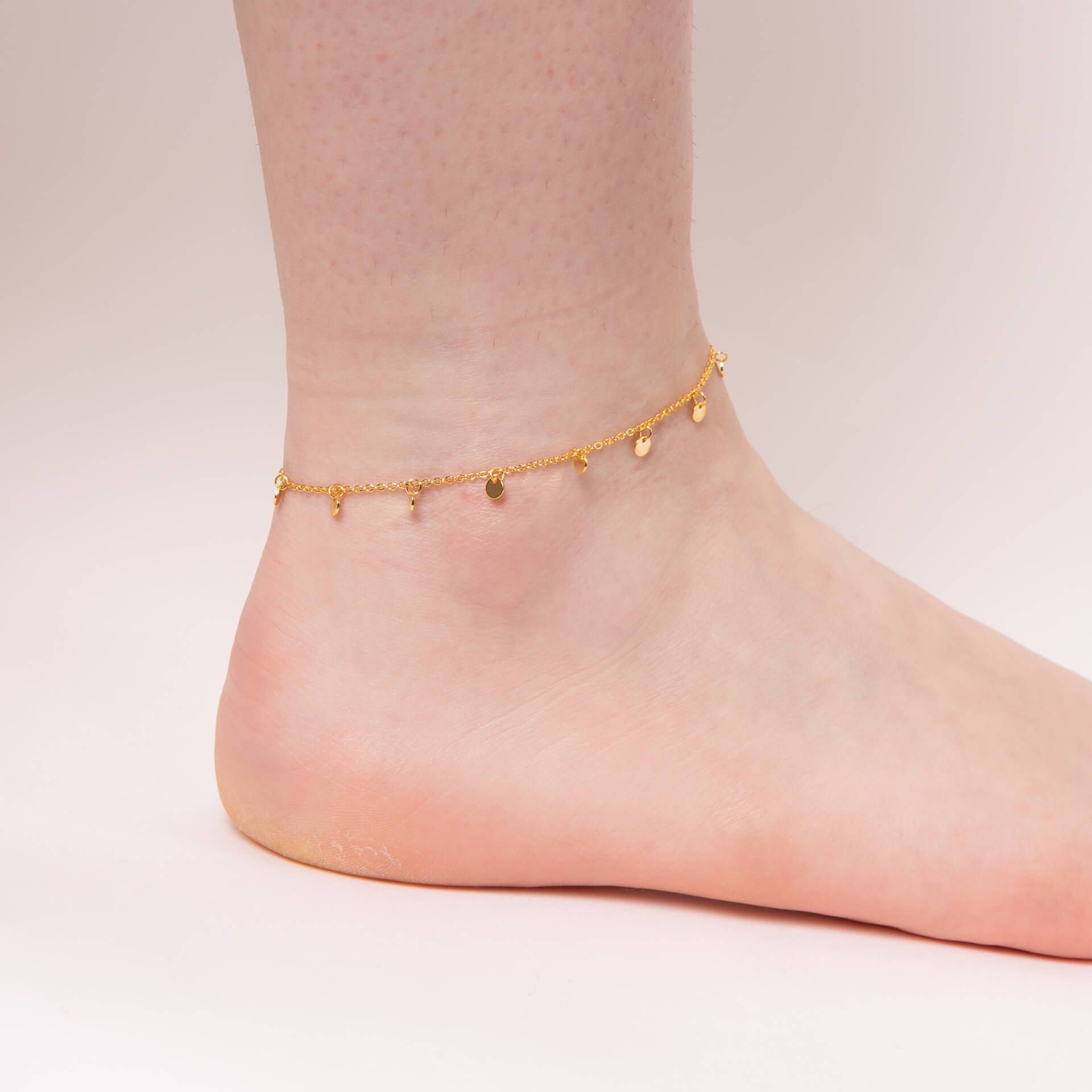 Mini Disc Ankle Chain
