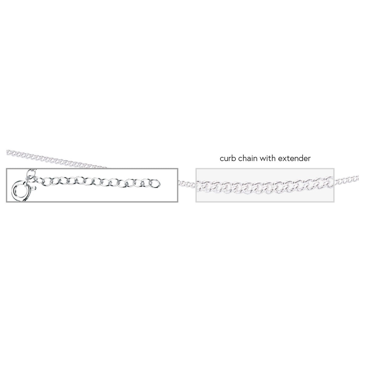 Curb Chain with Extender