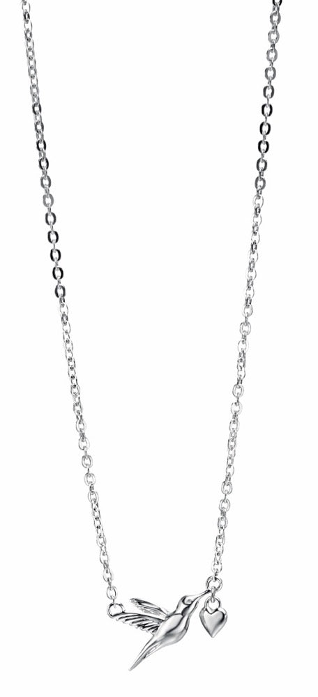 Hummingbird Heart Necklace